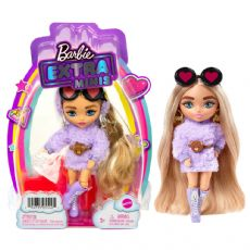 Barbie extra mini fluffig lila docka