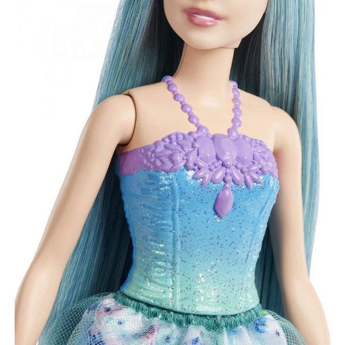 Barbie Dreamtopia -nukke turkoosi hiukset version 4