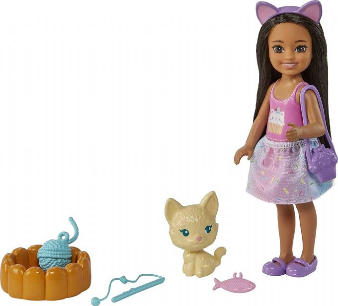 Barbie Chelsea med Pet Kitten version 4