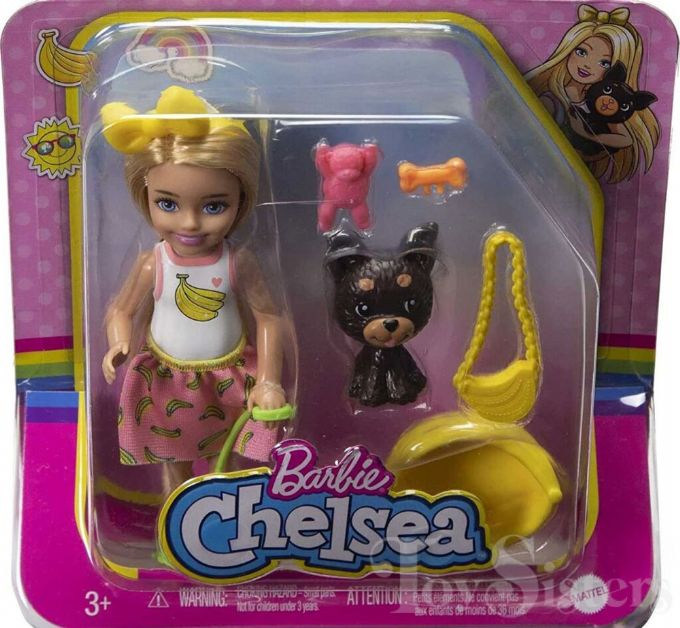 Barbie Chelsea med Kledyr Hundehvalp version 2