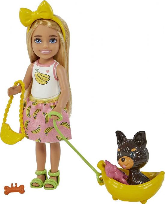 Barbie Chelsea med Kledyr Hundehvalp version 4