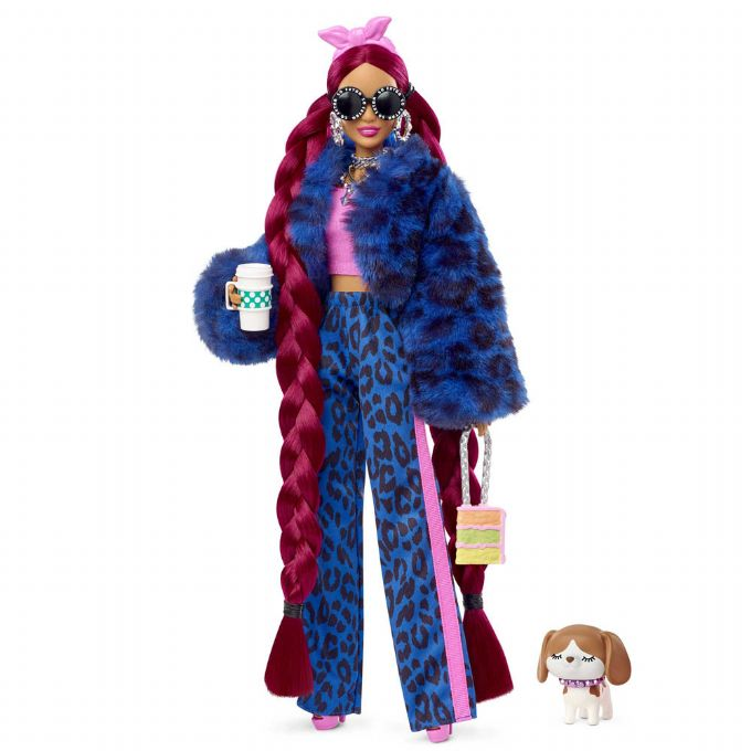 Barbie ekstra dukke med valp version 1