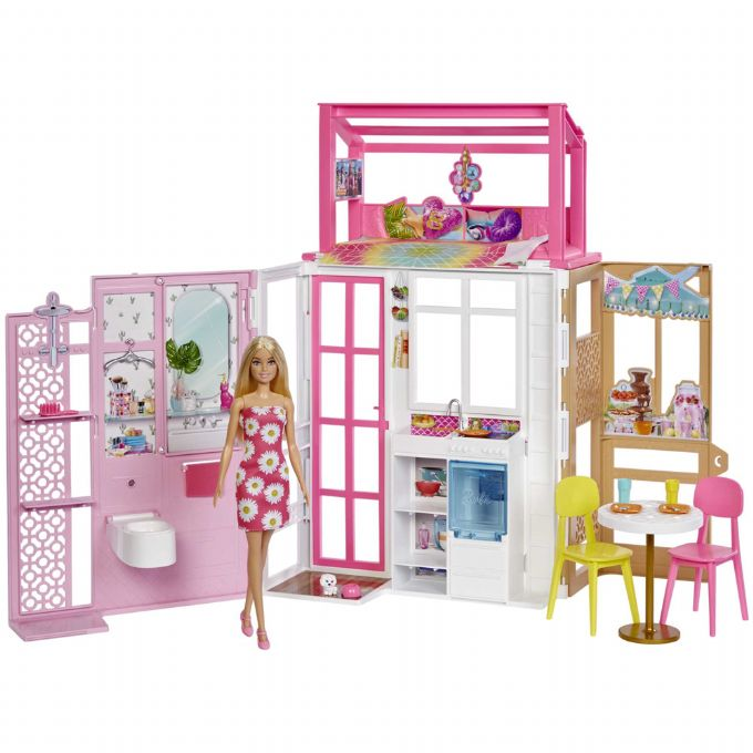 Barbie Dukkehus og Dukke version 1