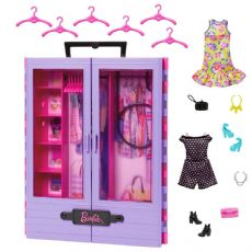 Barbie garderob med tillbehr