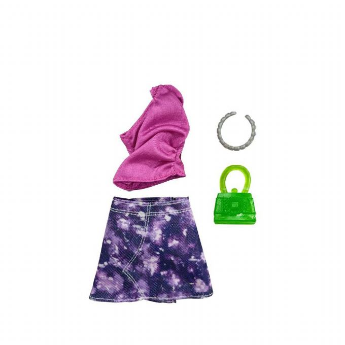 Billede af Barbie Dukketøj Purple Skirt and Blouse