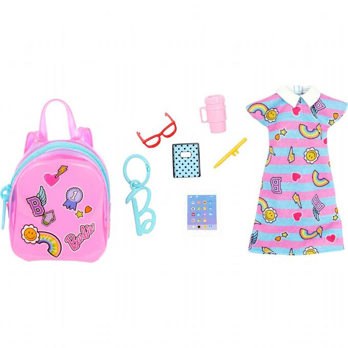 Billede af Barbie Deluxe taske med skoletøjsæt