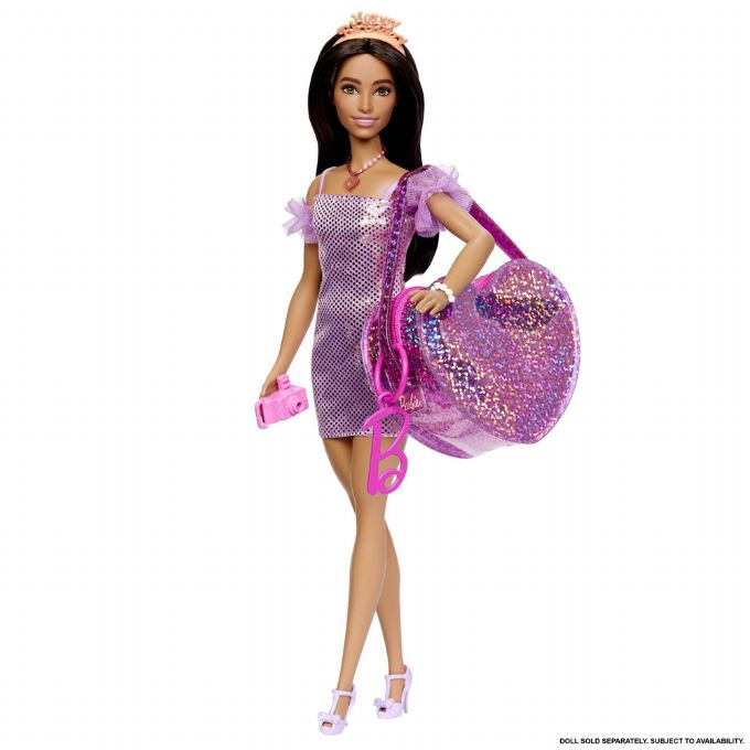 Barbie Deluxe-vska med fdelsedagsoutfit version 3