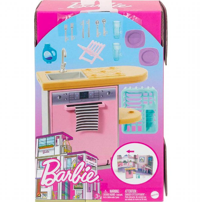Barbie-huonekalut ja -tarvikkeet Astianpesukone version 2