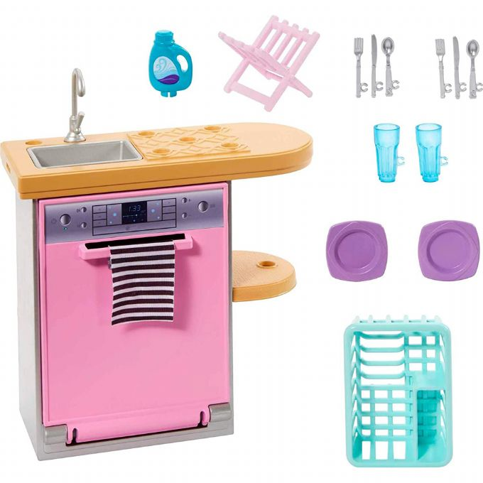 Barbie Mbler og Tilbehr Dishwasher The version 3