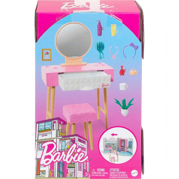 Barbie-huonekalut ja -tarvikkeet Vanity-teema version 2