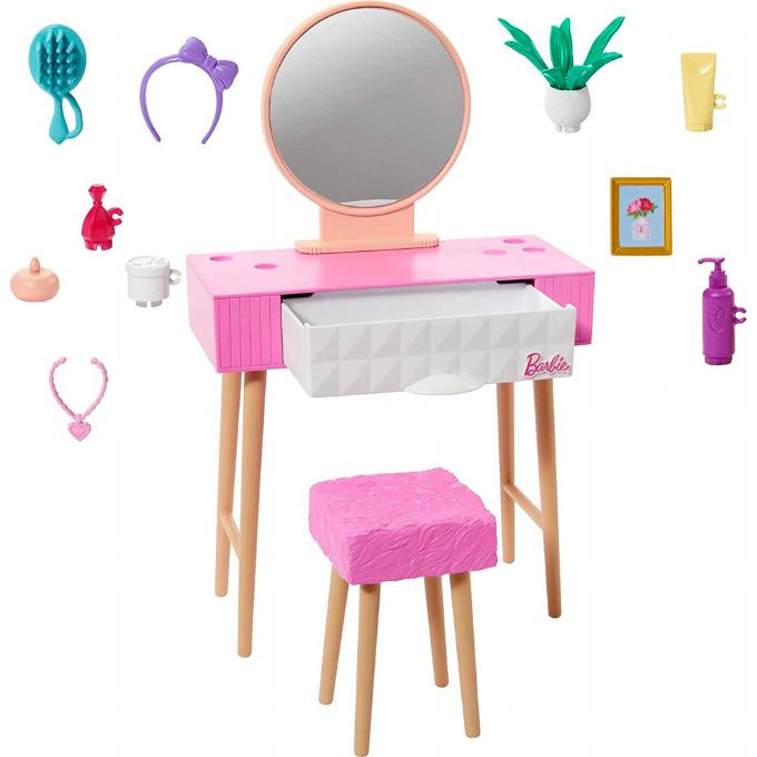 Barbie-huonekalut ja -tarvikkeet Vanity-teema version 3
