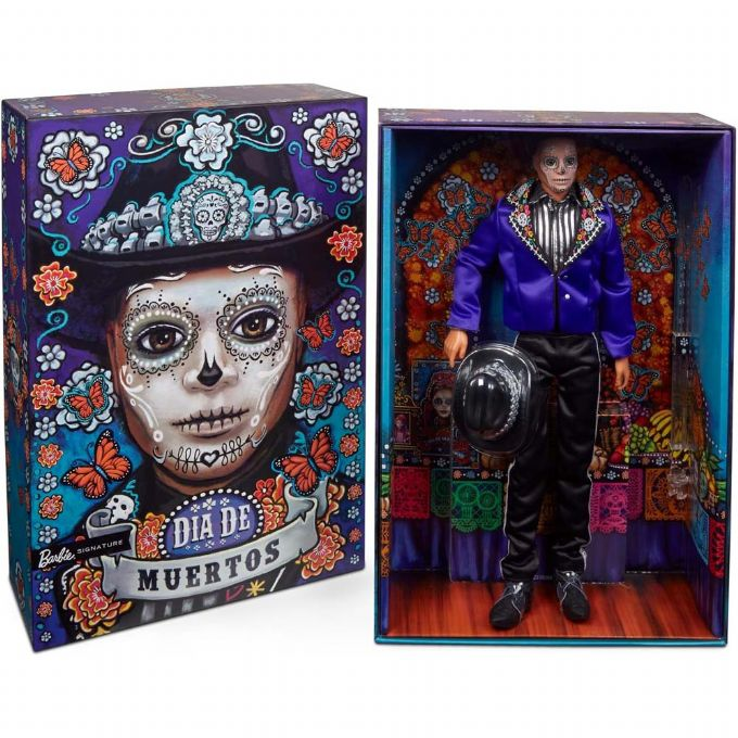 Barbie Día De Muertos Ken Doll Barbie signaturdukke HJX15 Dukker