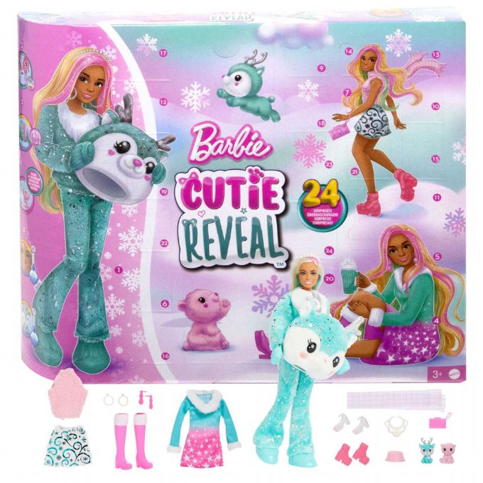 Barbie Cutie Reveal Julekalender 2024 version 1