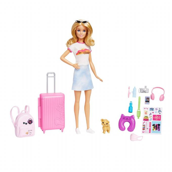 Barbie Travel Malibu Dukke