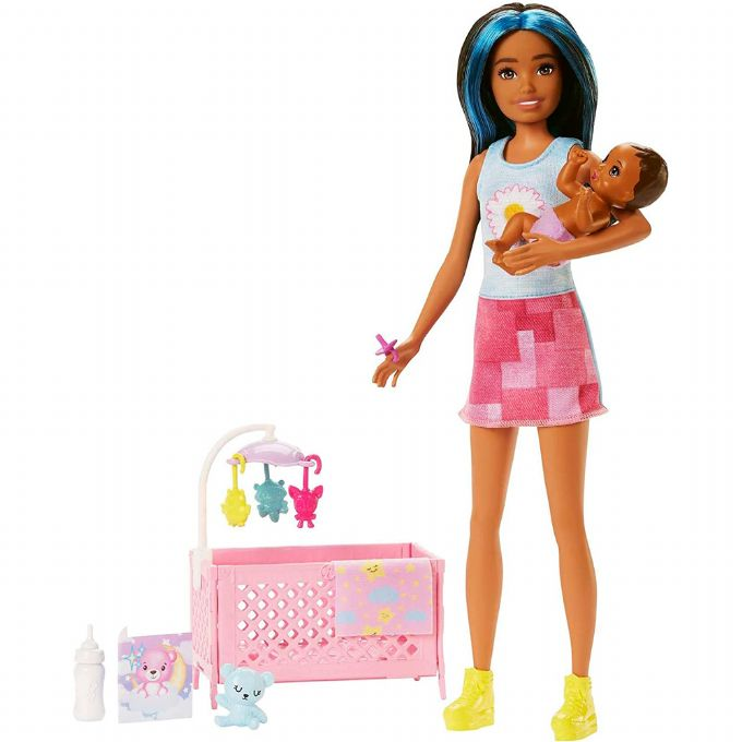 Barbie Skipper Babysitter Crib -leikkisetti (Barbie)