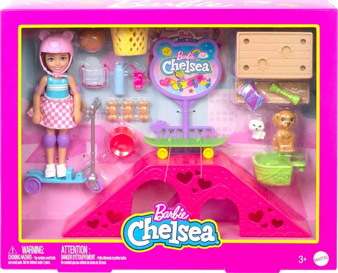 Barbie Chelsea Dukke & Skate Park Playse version 2