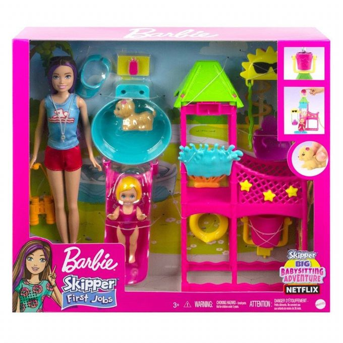 Barbie Skipper vannpark lekesett version 2