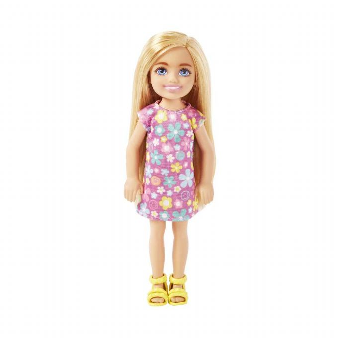 Barbie Chelsea blommig klnning docka version 1