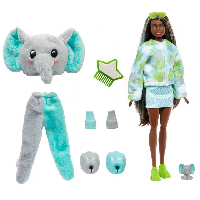 Barbie Cutie Elefantti-nukke version 1