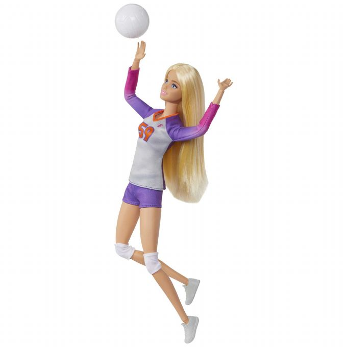 Barbie gjord fr att flytta volleybolldocka version 3