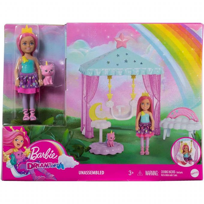 Barbie Chelsea Kitty Playsetin kanssa version 2