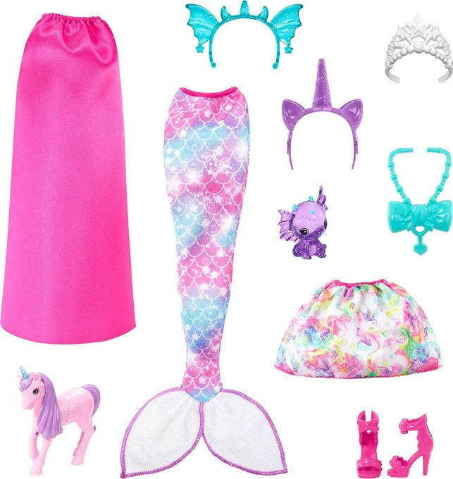 Barbie Fairytale Dress-up Havfrue Dukke version 2