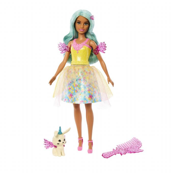 Se Barbie Dukke - A Touch Of Magic - Teresa Med 2 Kæledyr hos Eurotoys