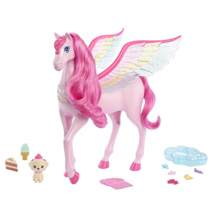 Se Barbie - A Touch Of Magic - Pegasus Med Tilbehør hos Eurotoys