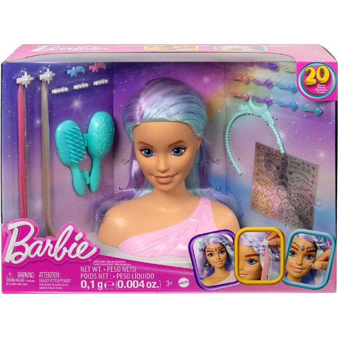 Barbie Fairytale Deluxe Makeup Head version 2