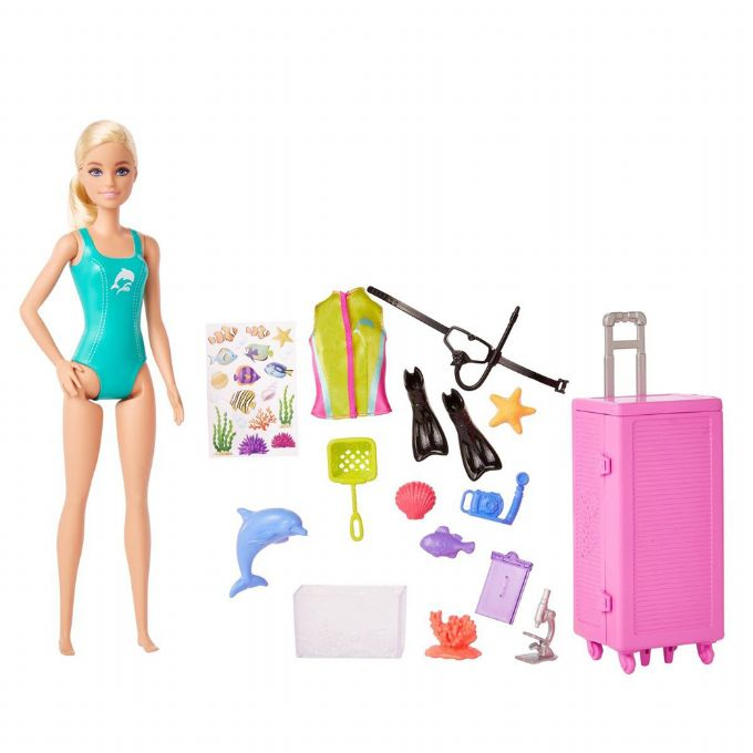 Barbie Marine Biologist -leikkisarja version 4