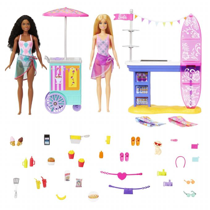 Barbie Beach Boardwalk Playset version 3