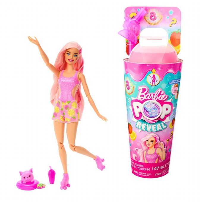 Barbie Pop Reveal Dukke Jordbr version 1