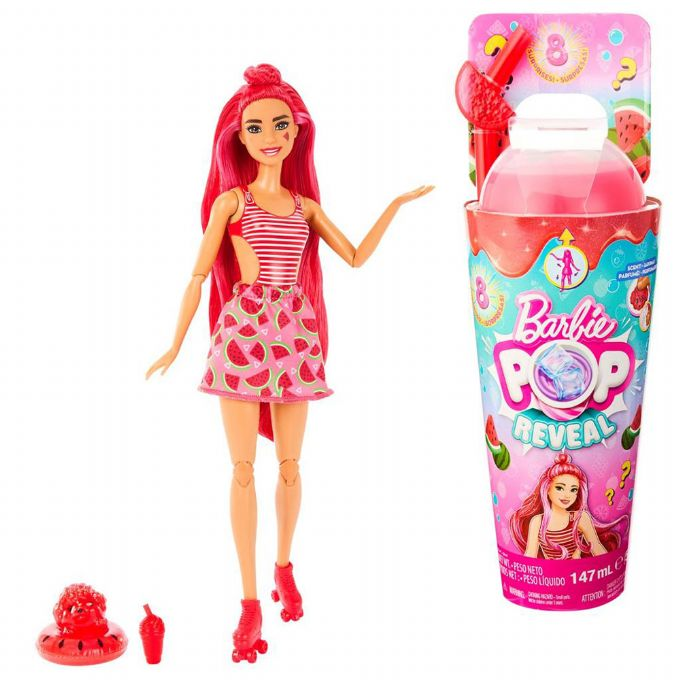 Barbie Pop Reveal Dukke Vandmelon version 1