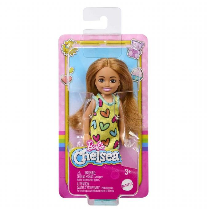 Barbie Chelsea Heart-Print Dress Dukke version 2