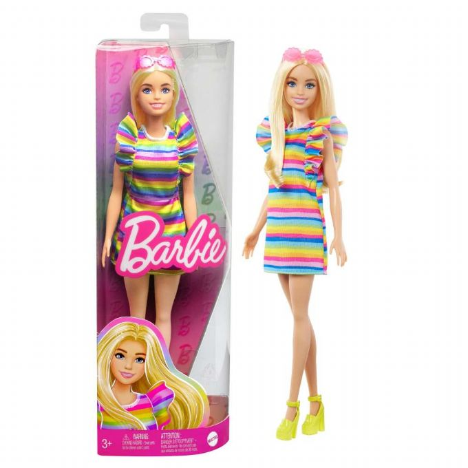 Barbie-Puppen-Regenbogenkleid version 2