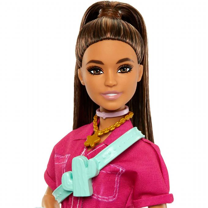 Barbie Trendy Rosa Jumpsuit Doll version 4