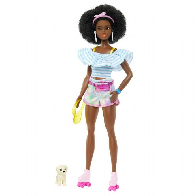 Barbie med rullskridskor och tillbehr version 3