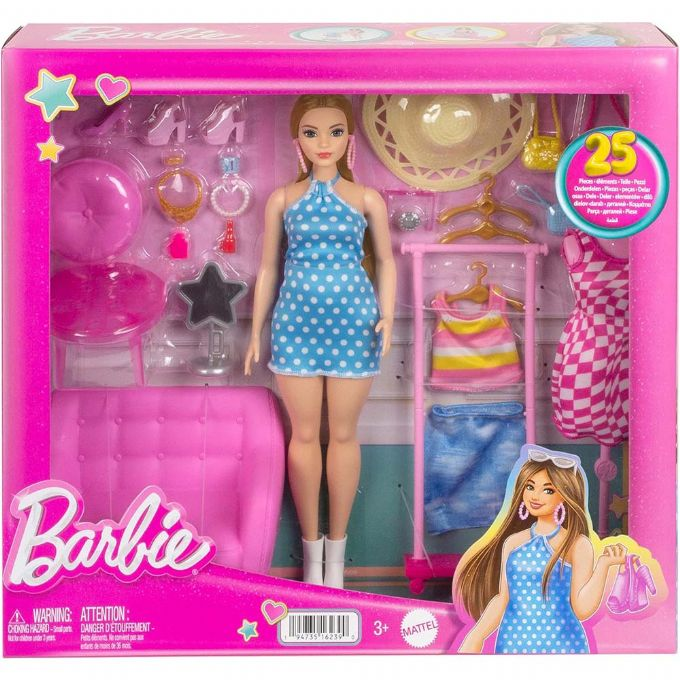 Barbie stylist med garderob version 2