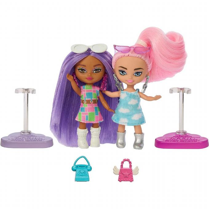 Barbie Extra Mini Dolls 5 kpl version 4