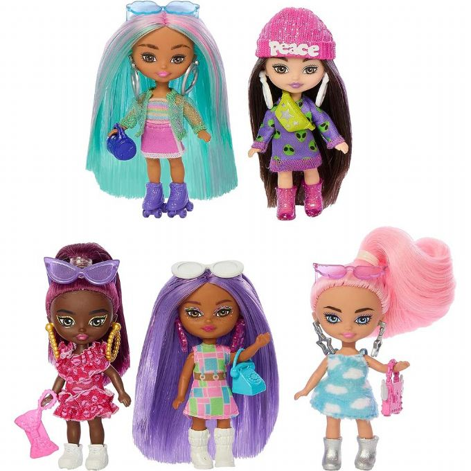 Barbie Extra Mini Dukker 5-pack version 1