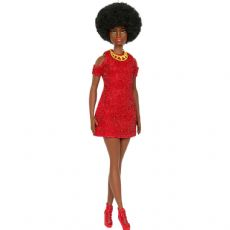 Rotes Kleid fr Barbie-Puppe