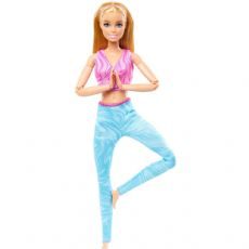 Liikkumaan tehty Barbie-jooganukke