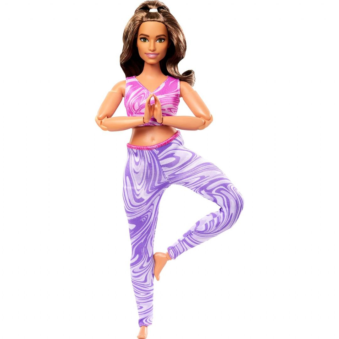 Barbie Made to Move Yoga Brunette Dukke