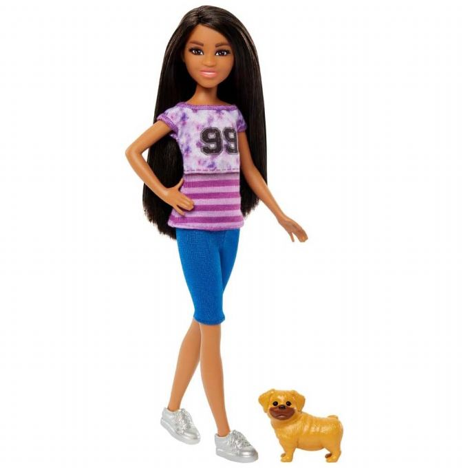 Barbie Stacie Ligaya -nukke koiran kanssa version 3