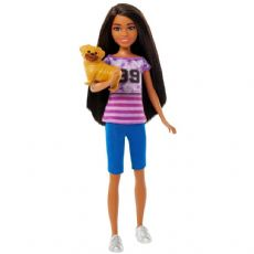 Barbie Stacie Ligaya -nukke koiran kanssa