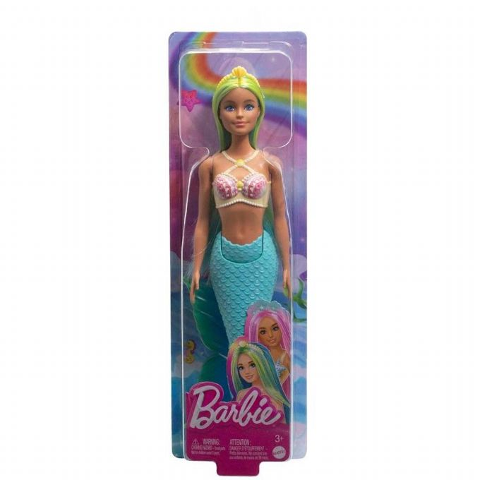 Barbie havfruedukke bl/grnn version 2