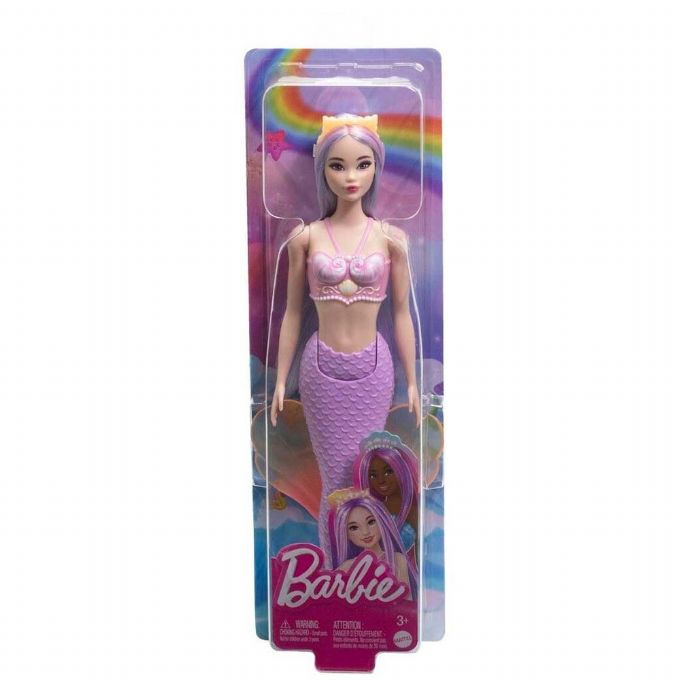 Barbie havfruedukke lilla version 2