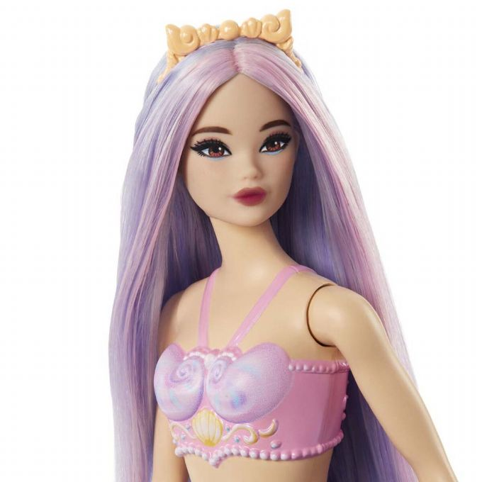 Barbie havfruedukke lilla version 3