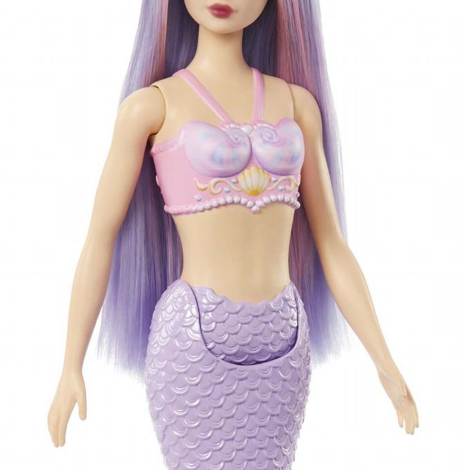 Barbie havfruedukke lilla version 4