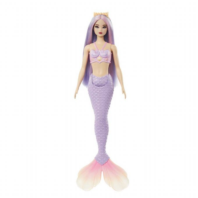 Barbie havfruedukke lilla version 1